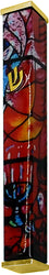 12cm Multi Colour Red Mezuzah Marc Chagall