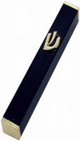 9.5cm Black Mezuzah Aluminum Narrow Case