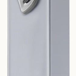 8cm Silver/Blue Mezuzah Aluminum