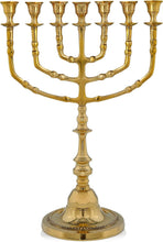 35cm Antique Brass Menorah
