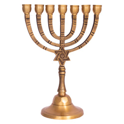 21cm David Star Menorah