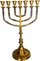 35cm 7 Branch Brass Menorah