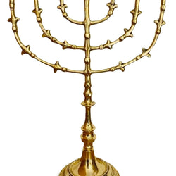 40cm Living Branch Brass Menorah