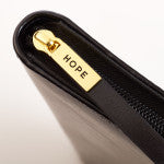 Hope Thinline with Zipper Black Bible Cover