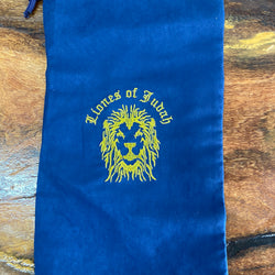 Lion Rams Horn Shofar Bag
