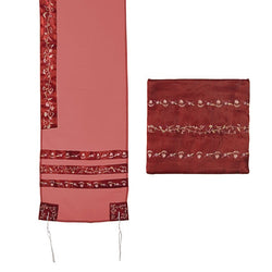 Tallit Organza Embroidered Stripes